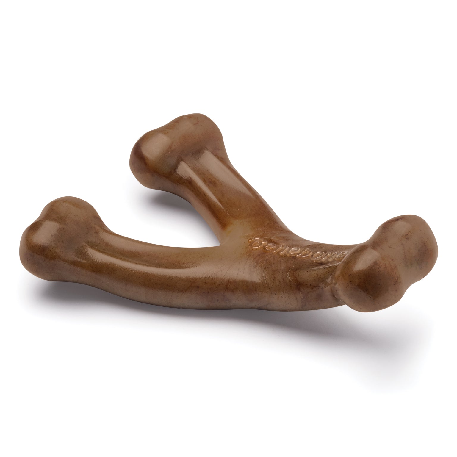 Dogs Bacon Wishbone Chew Toy