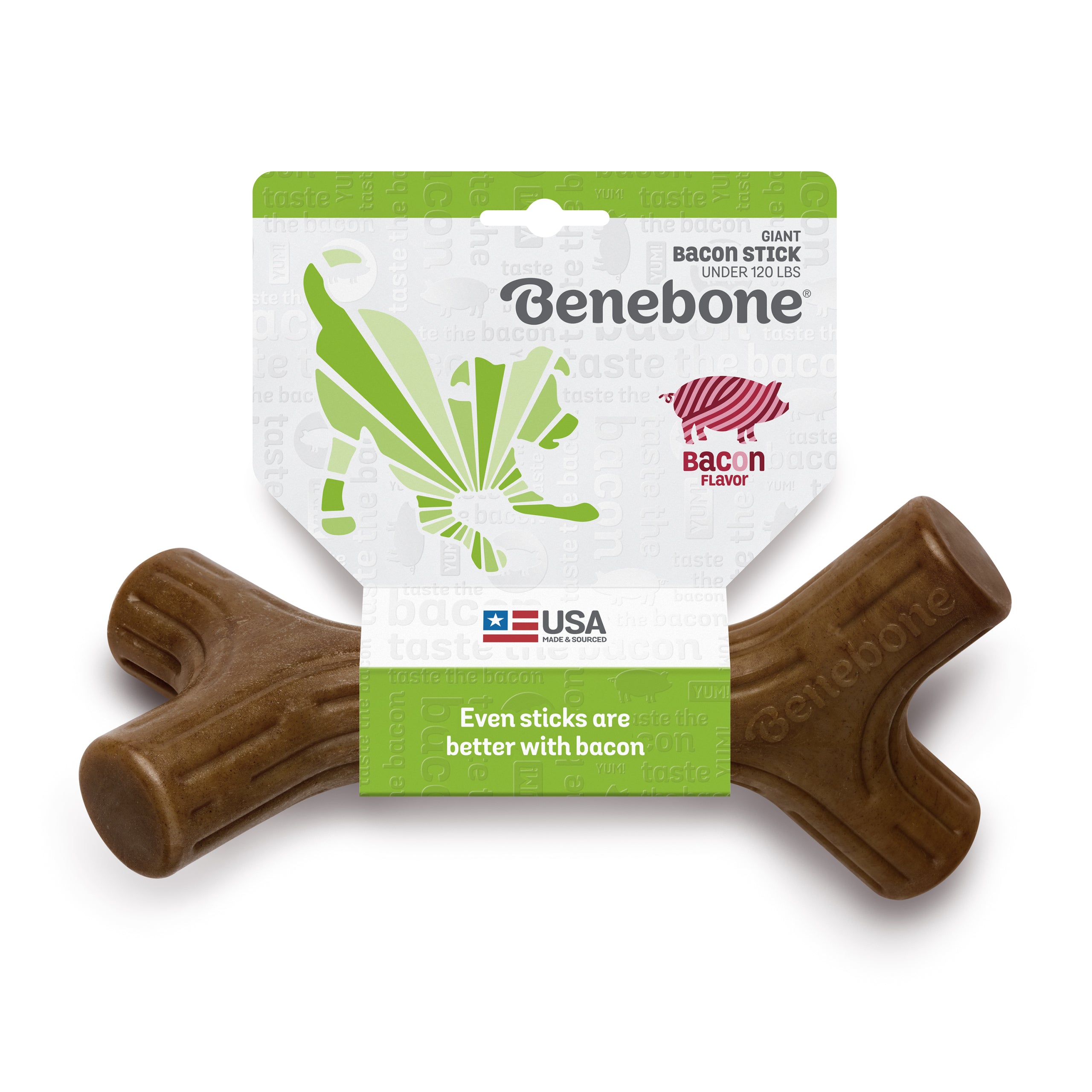Dogs Bacon Stick Chew Toy