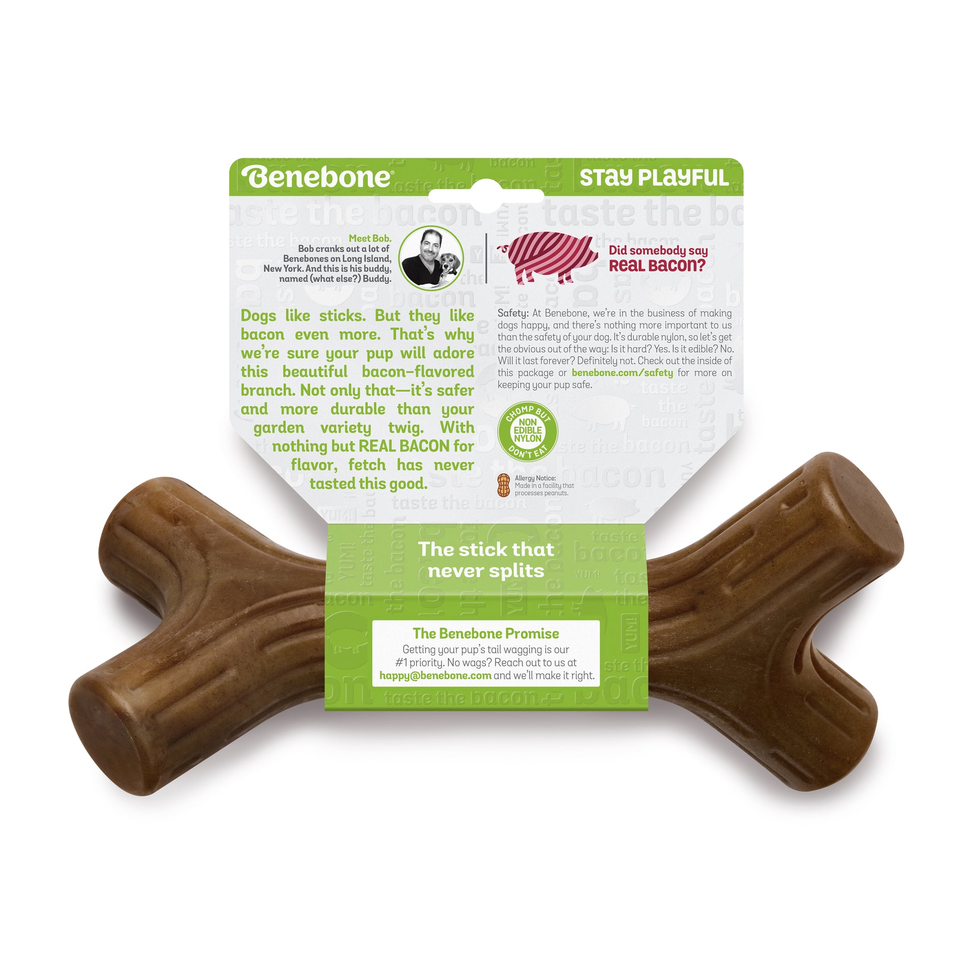 Dogs Bacon Stick Chew Toy - image 2