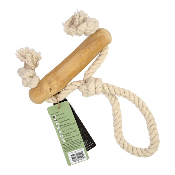 Dan & Sam – Trapeze – Coffee Wood Rope Toy