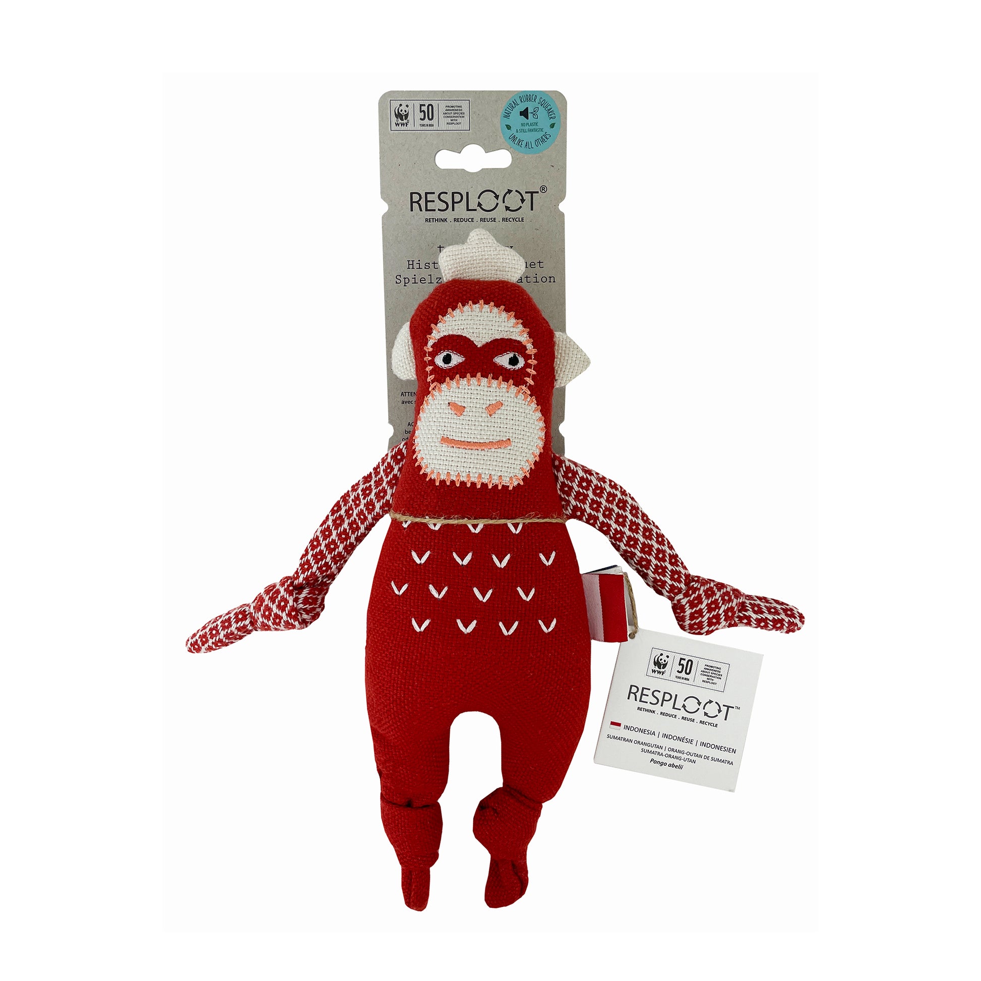 Resploot – Sumatran Orangutan Dog Toy