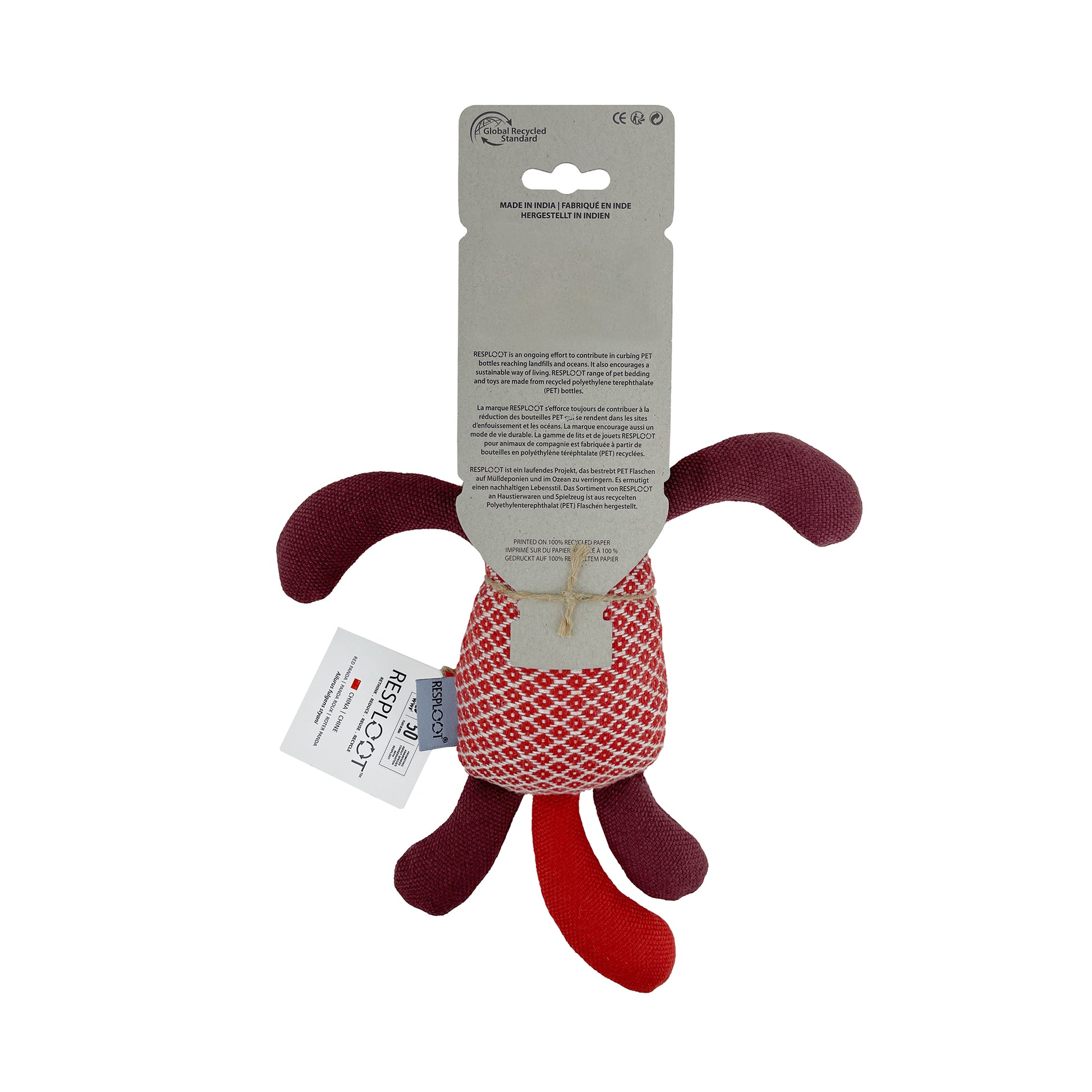 Resploot – Red Panda Dog Toy - image 2