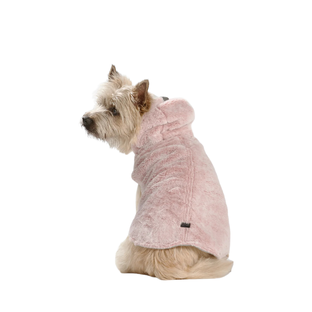 Snooza Wear – Faux Fur Hooded Coat – Pink - image 4