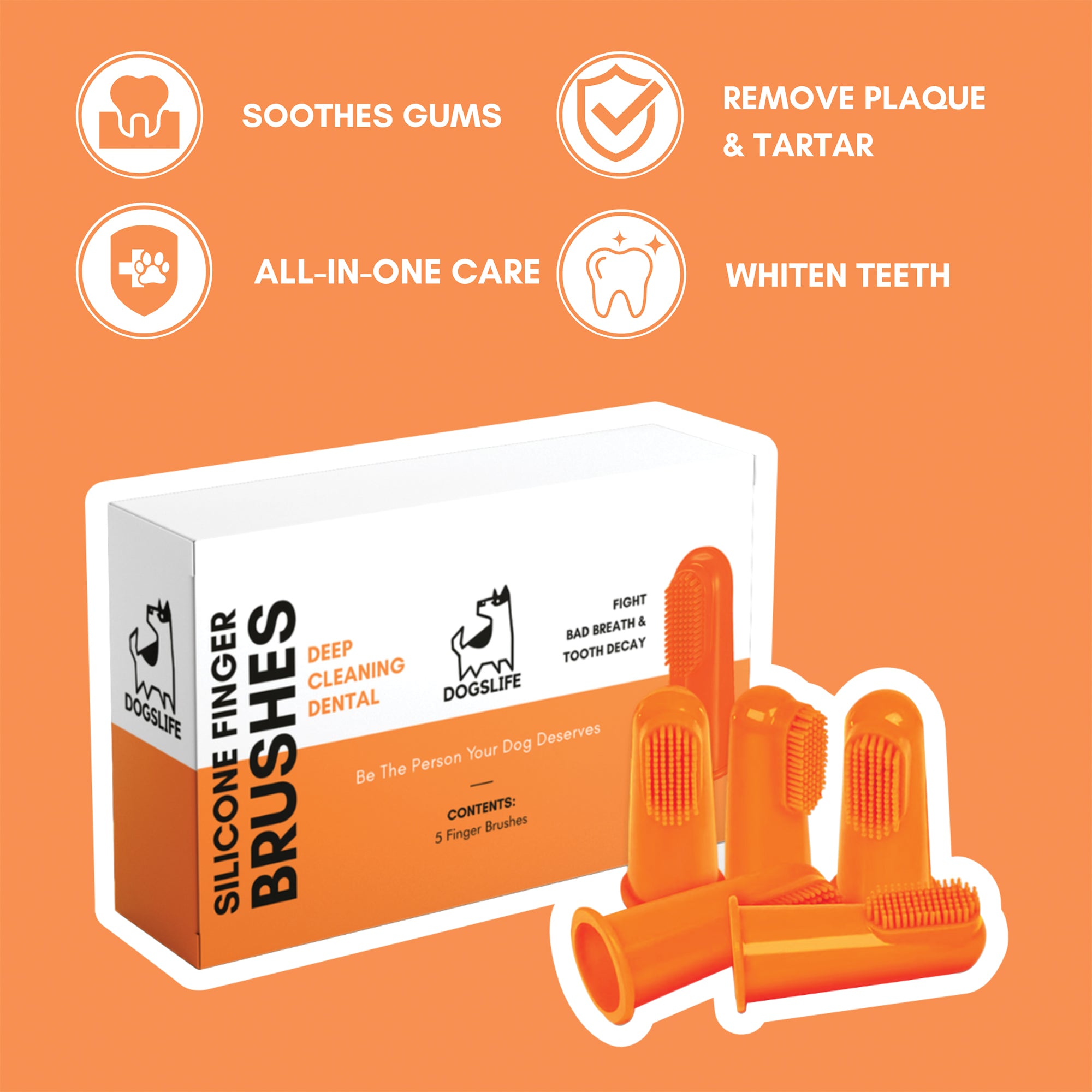 Dogslife – Silicone Finger Brushes - image 4