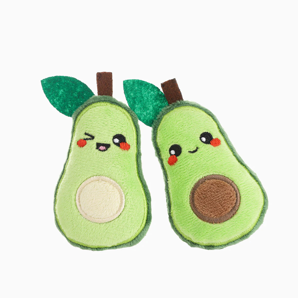 Hugsmart Crazy Catcher Avocado Cat Toy Set – Catnip Plush Toys