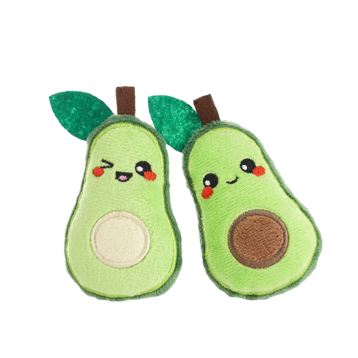 Hugsmart Crazy Catcher Avocado Cat Toy Set – Catnip Plush Toys