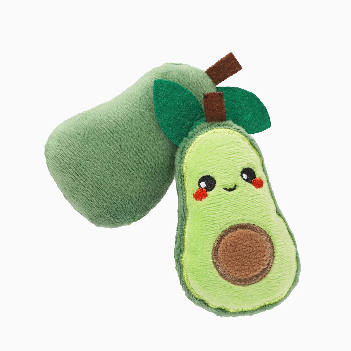 Hugsmart Crazy Catcher Avocado Cat Toy Set – Catnip Plush Toys