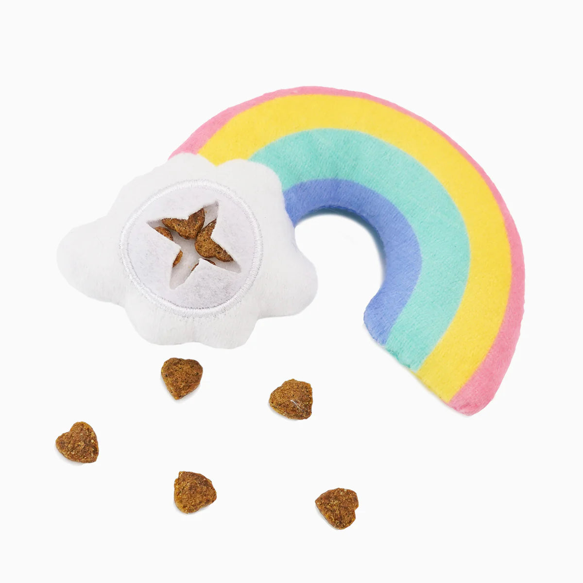 Hugsmart Crazy Catcher Unicorn & Rainbow Set – Interactive Plush Toys for Cats - image 3
