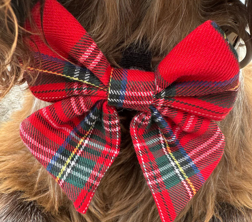 Dogs Sailor Bow Tie – Tartan