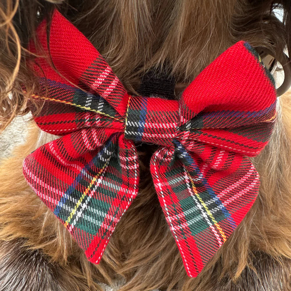 Dogs Sailor Bow Tie – Tartan - image 3