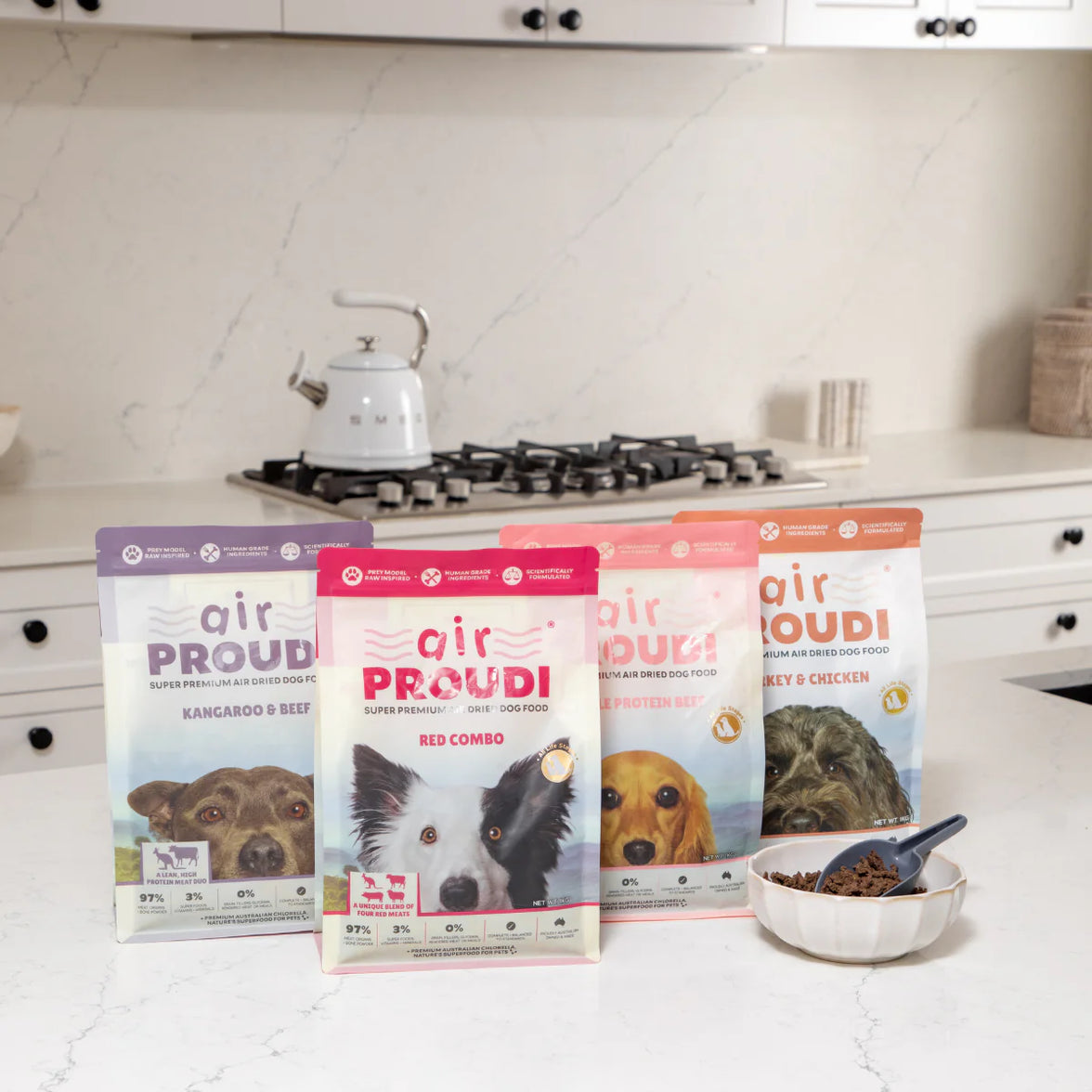 Proudi - Air Dried Dog Food Kangaroo & Beef Super Premium Complete Meal