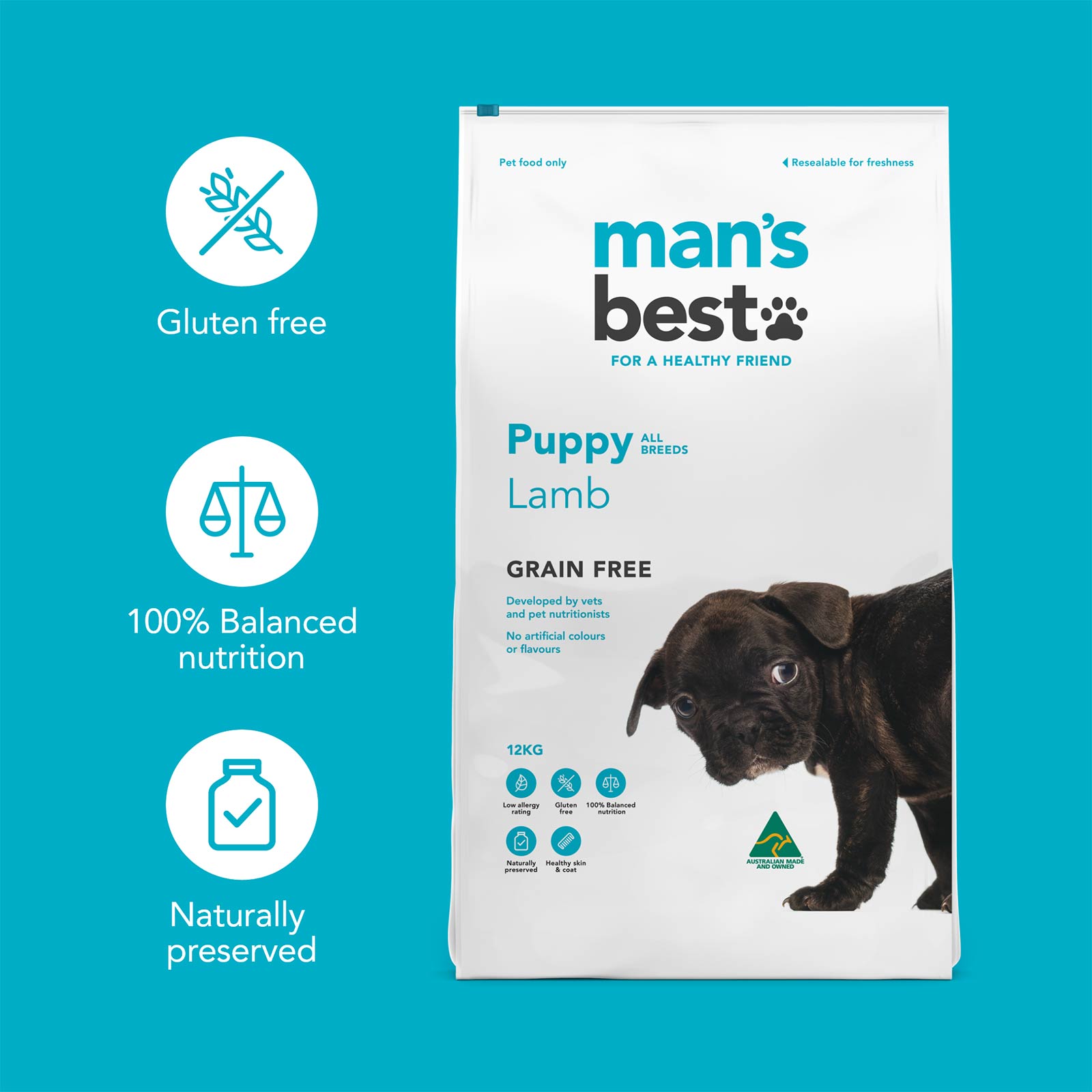 Man’s Best – Puppy – GRAIN FREE – Lamb - image 4