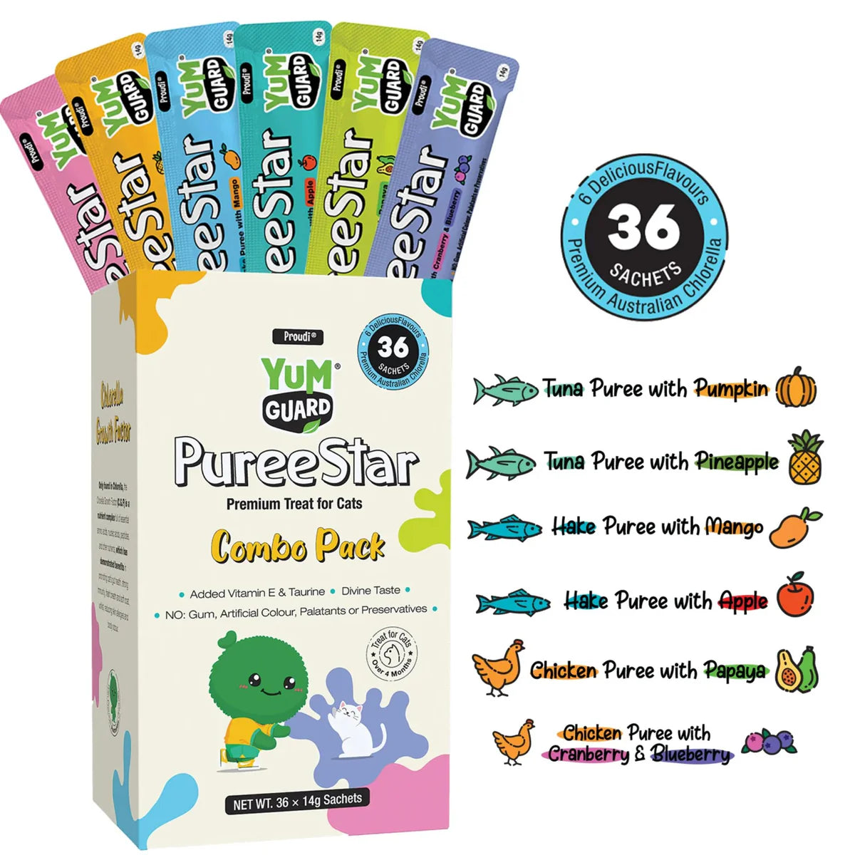 YumGuard - Puree Star Premium Cat Treat
