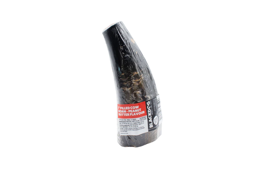 Blackdog – Filled Cow Horn – Peanut Butter Flavour