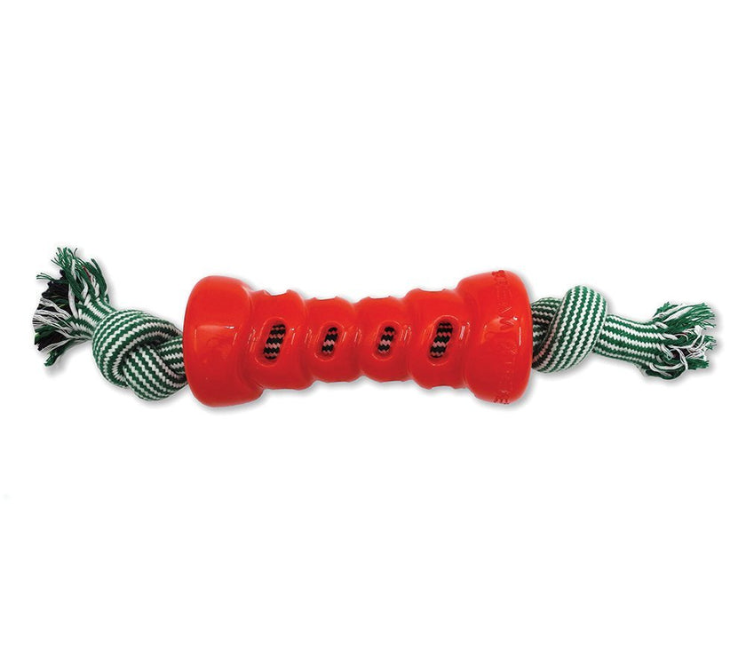 Scream – Xtreme Christmas Treat Bone – Red with Rope