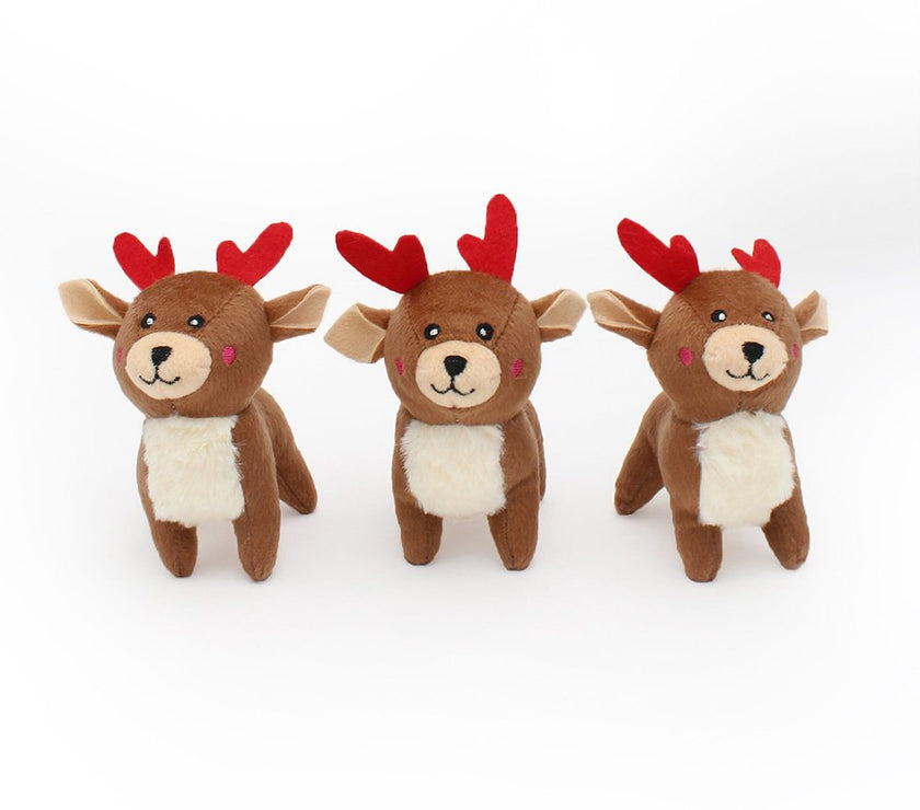 Zippy Paws – Holiday Miniz – Reindeer