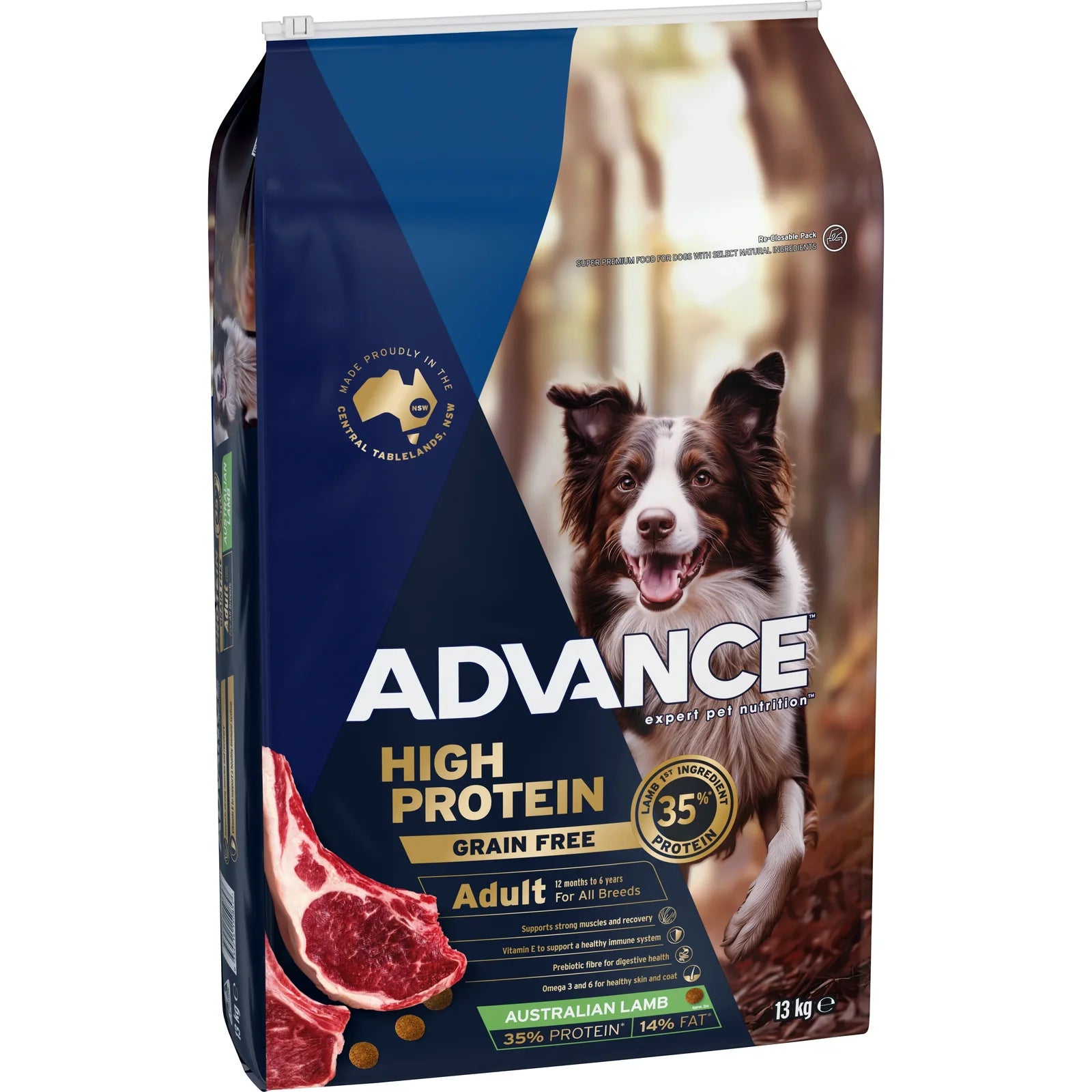 Advance – Adult Dog – High Protein – GRAIN FREE – Australian Lamb