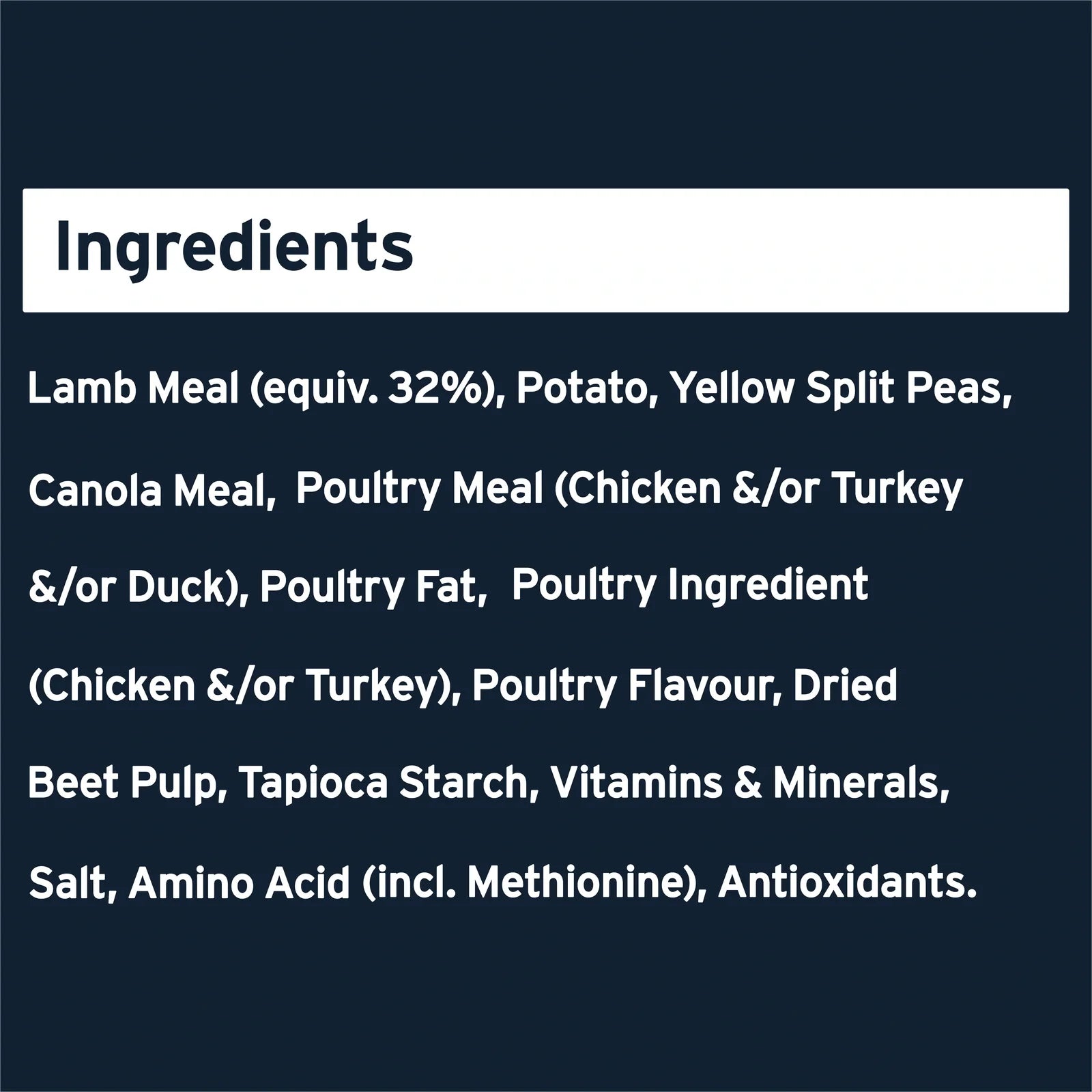 Advance – Adult Dog – High Protein – GRAIN FREE – Australian Lamb