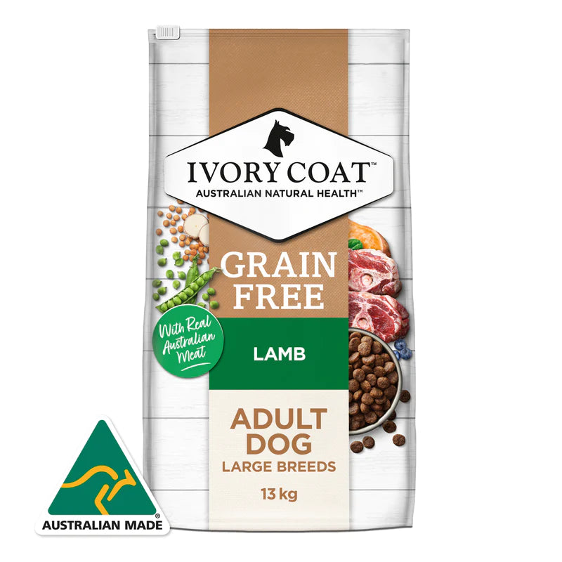 Adult Dog Food -  Large Breed – GRAIN FREE – Lamb