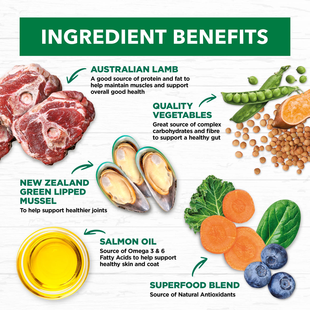 Adult Dog Food -  Large Breed – GRAIN FREE – Lamb