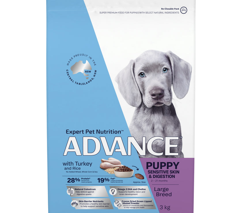 Advance Puppy Dog Food for Large Breed | Sensitive Skin & Digestion