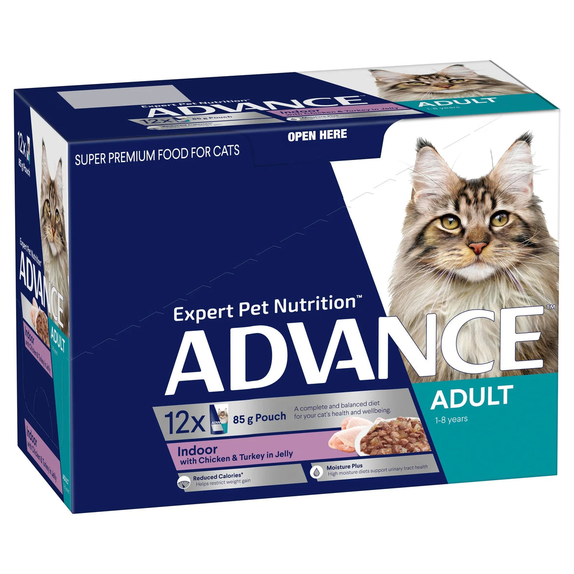 Advance Wet Cat Food 12 pack Trays for Adult Cat