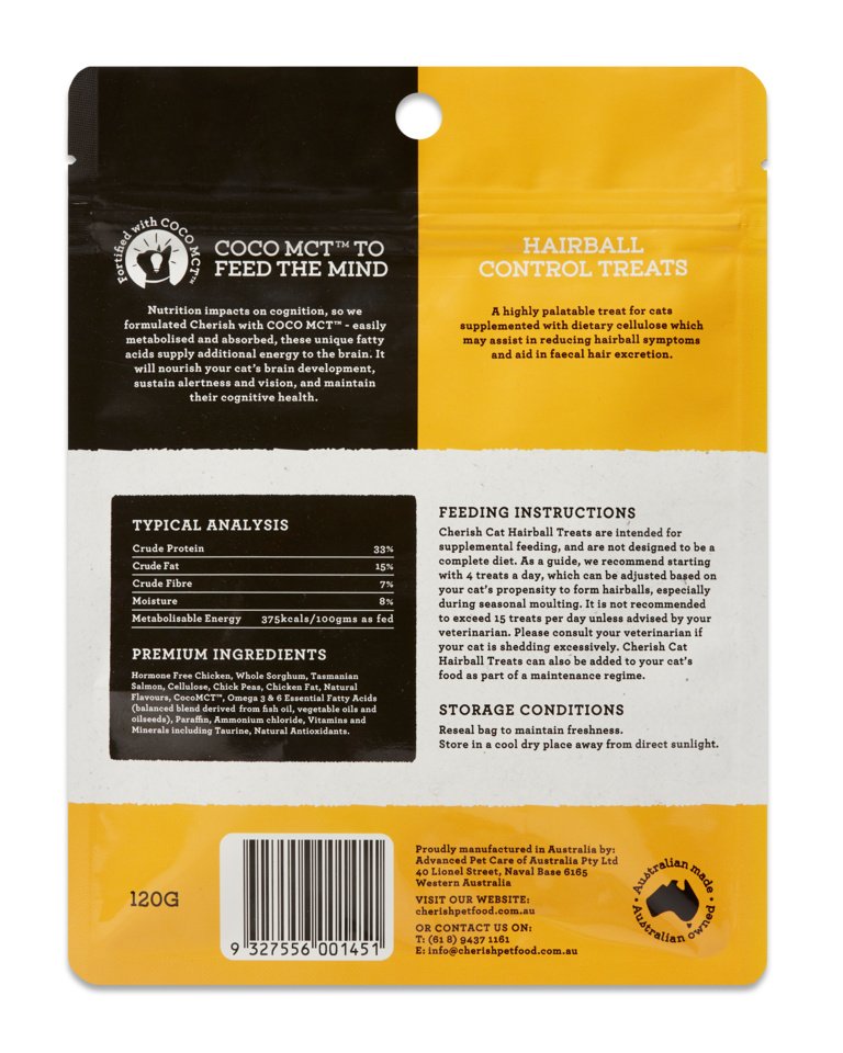 Cherish – Hairball Control Treats