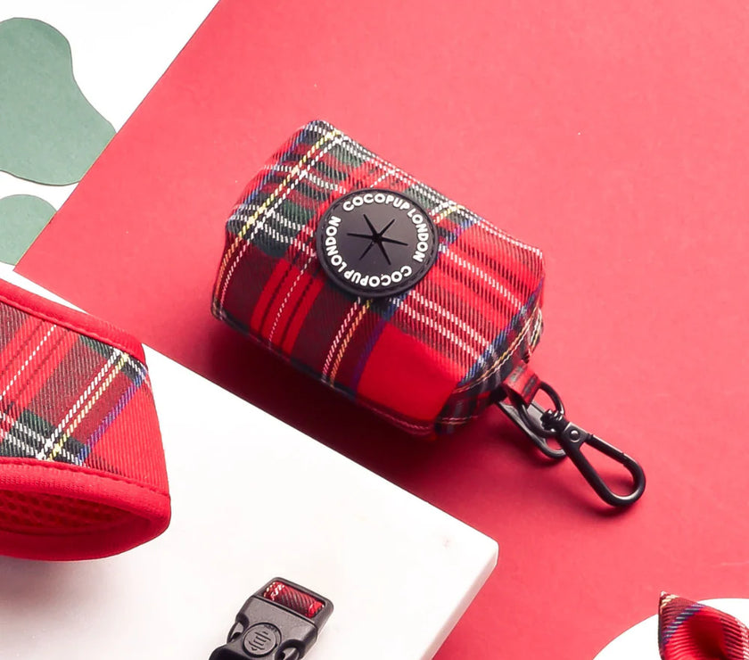 Dogs Poop Bag Holder – Tartan