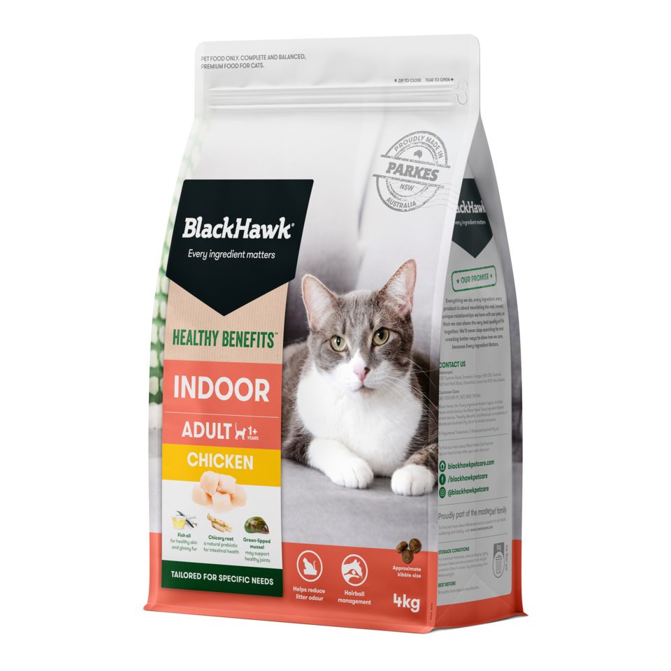Black Hawk Adult Cat Food – Healthy Benefits Indoor Chicken - image 2