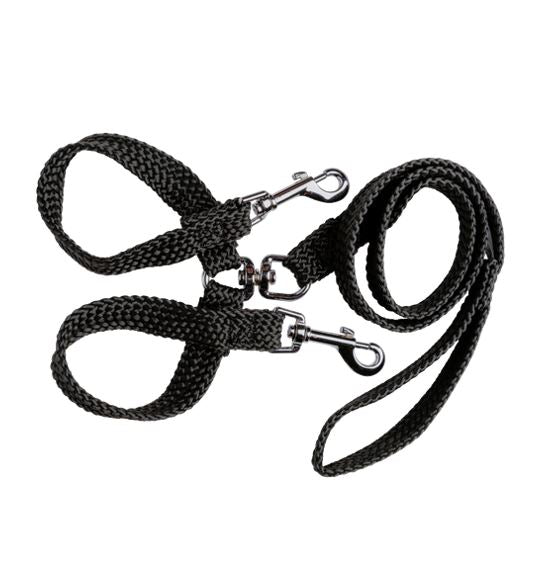 Beau Pets Single Nylon Brace Lead – Dual Dog Lead for Walking Two Dogs