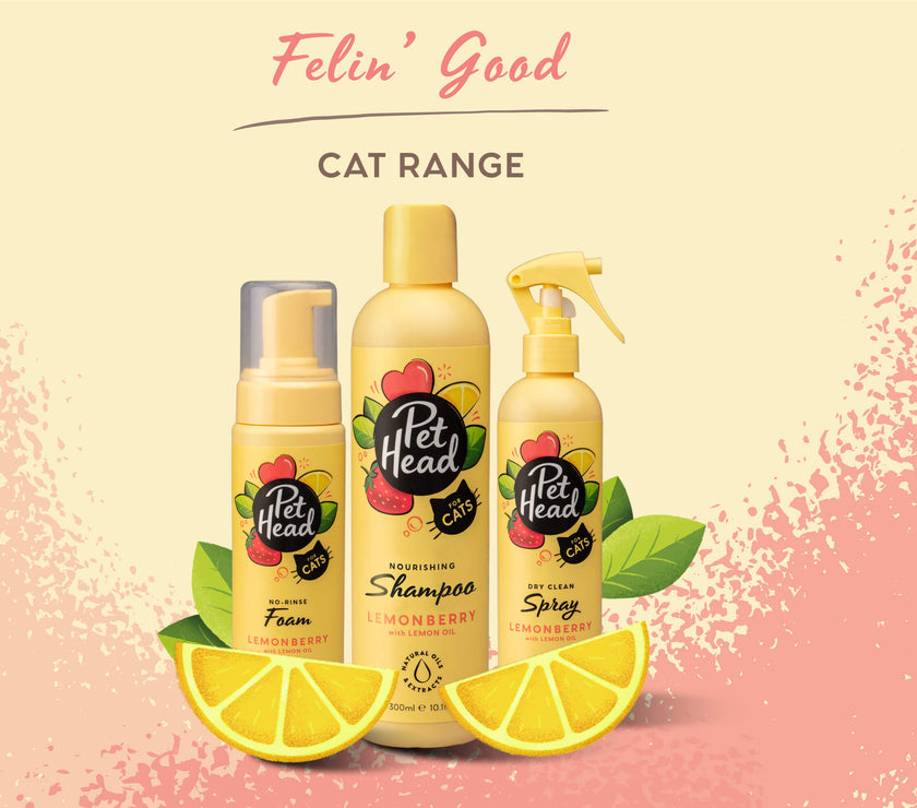 Cats Lemon Berry Grooming Range