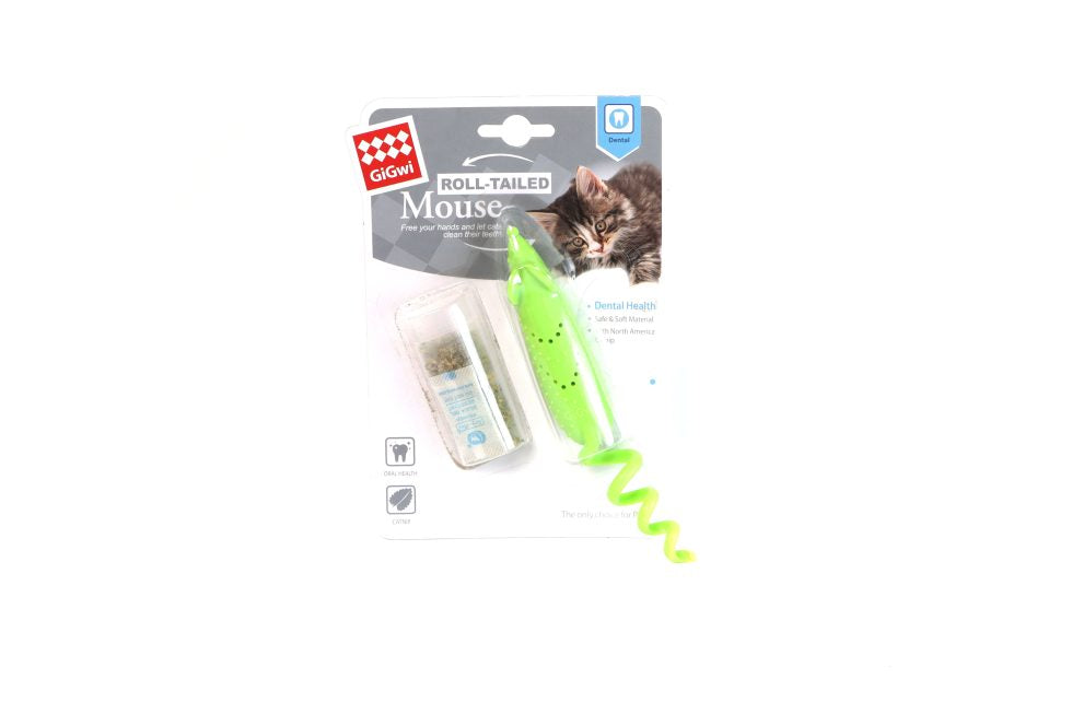 GiGwi – Roll Tailed Mouse with Catnip - image 3