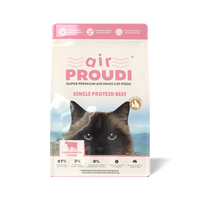 Proudi - Air Dried Cat Food Single Protein Beef Super Premium High-Protein Diet