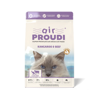 Proudi - Air Dried Cat Food Kangaroo & Beef Super Premium High Protein Diet