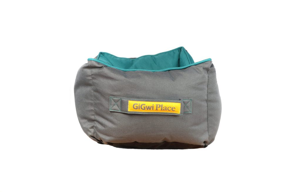 GiGwi – Bolster Bed – Green/Grey - image 2