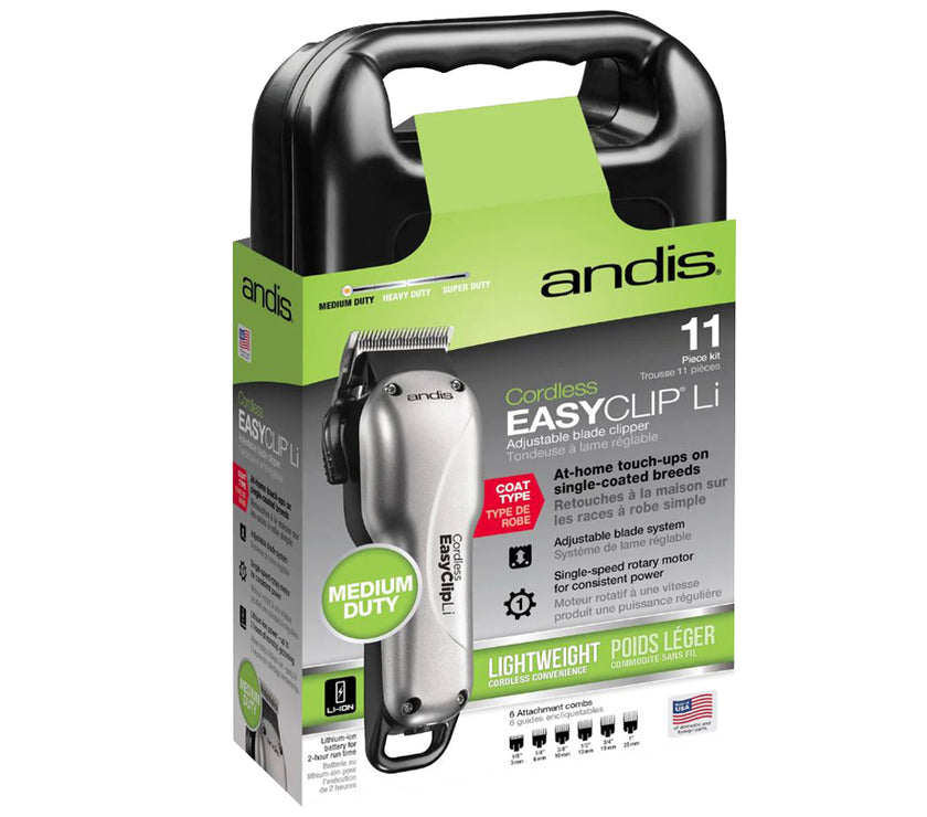 Andis – Clipper – EasyClip – Li Cord/Cordless – Silver