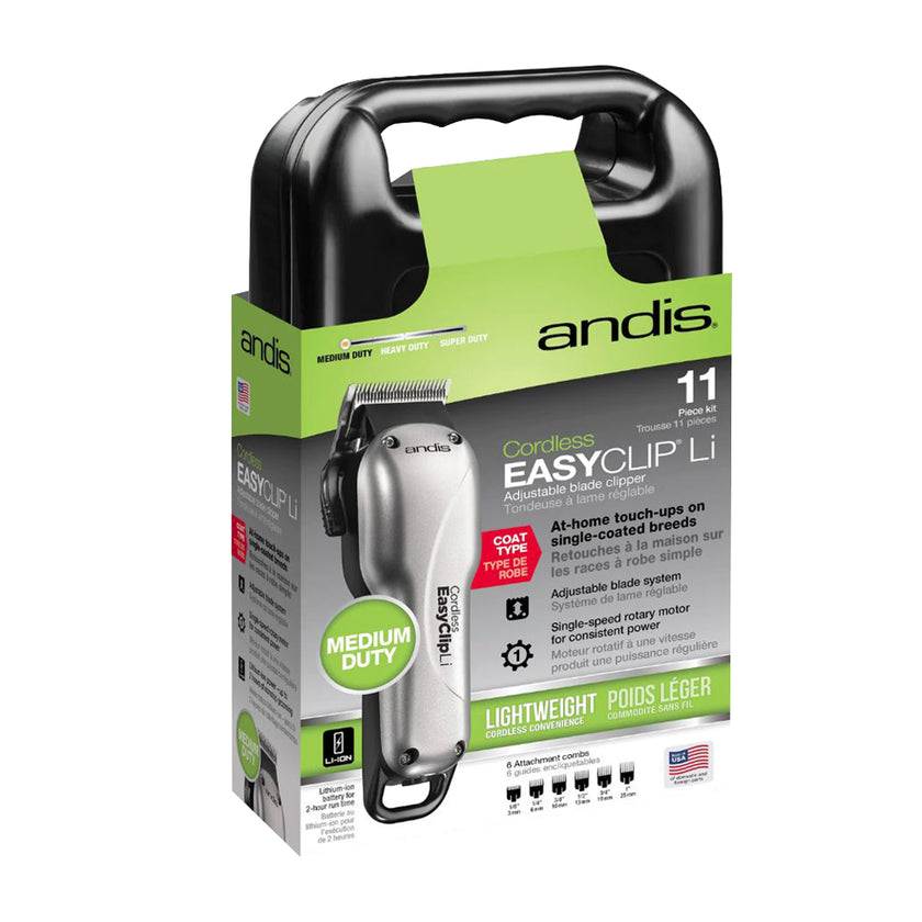 Andis – Clipper – EasyClip – Li Cord/Cordless – Silver