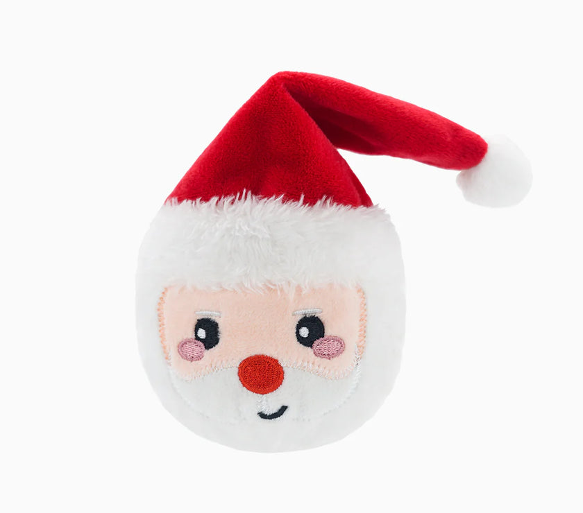 Happy Woofmas – Super Ball Santa Dog Toy