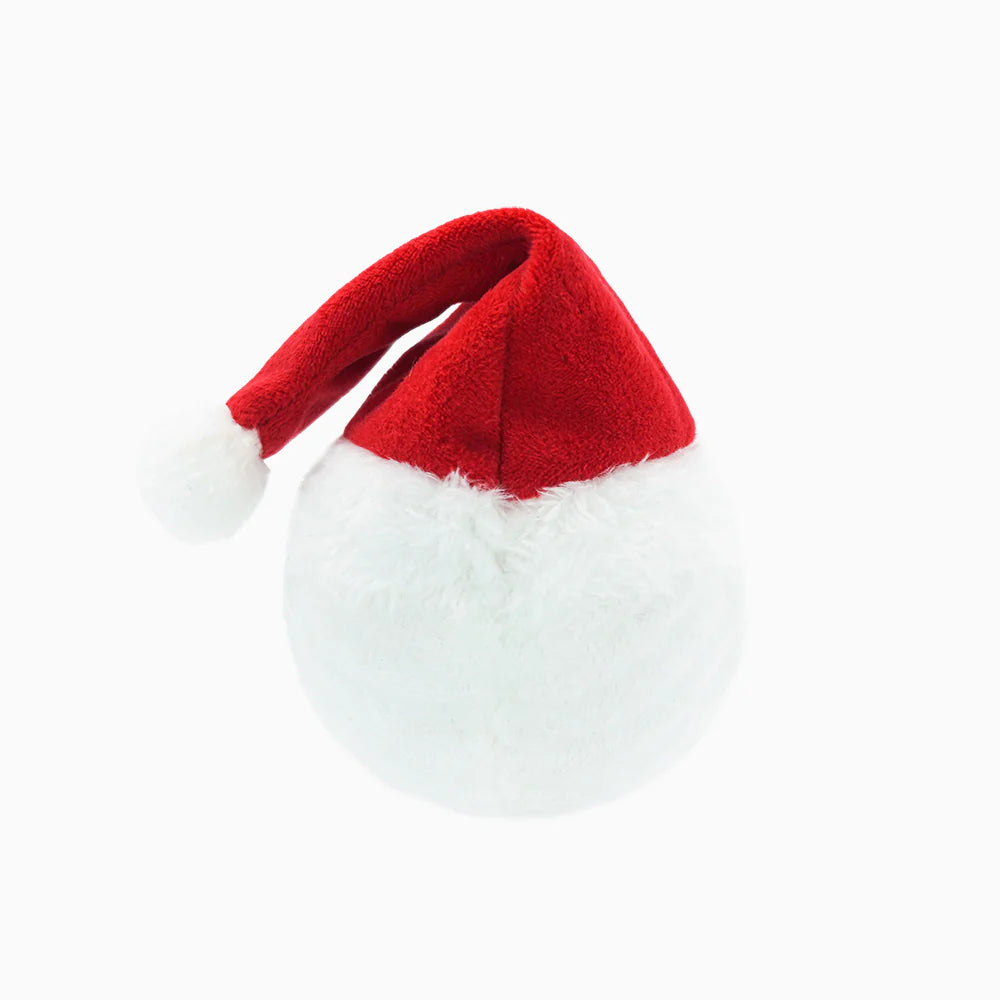 Happy Woofmas – Super Ball Santa Dog Toy