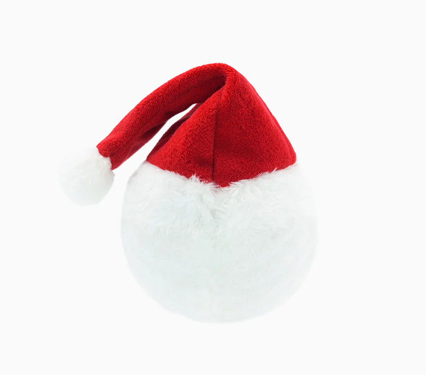 Happy Woofmas – Super Ball Santa Dog Toy