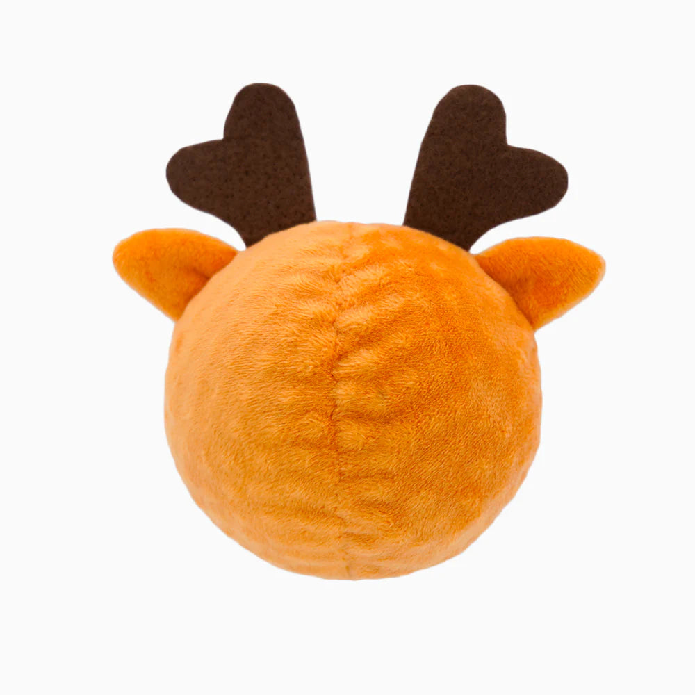 Happy Woofmas – Super Ball Reindeer Dog Toy