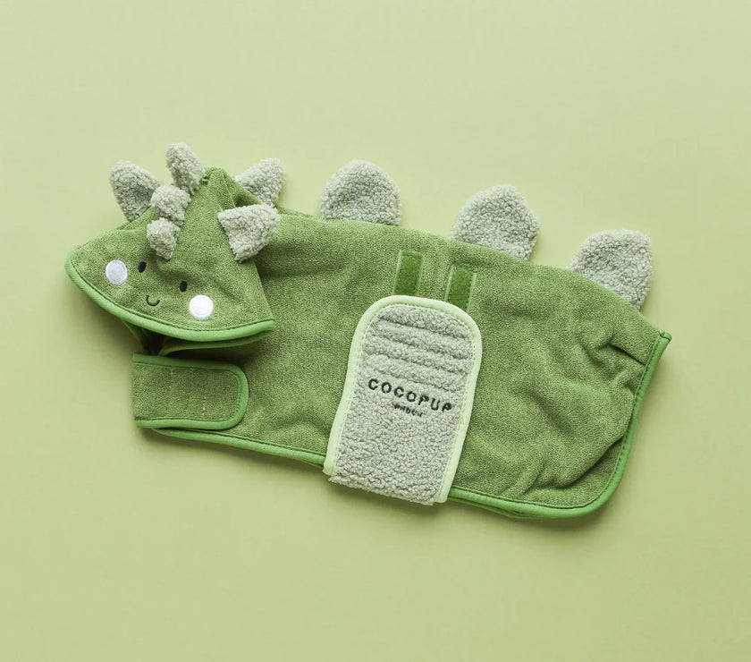 Dogs Dinopup Wash Drying Robe
