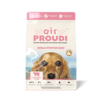 Proudi - Air Dried Dog Food Single Protein Beef Super Premium Complete Meal