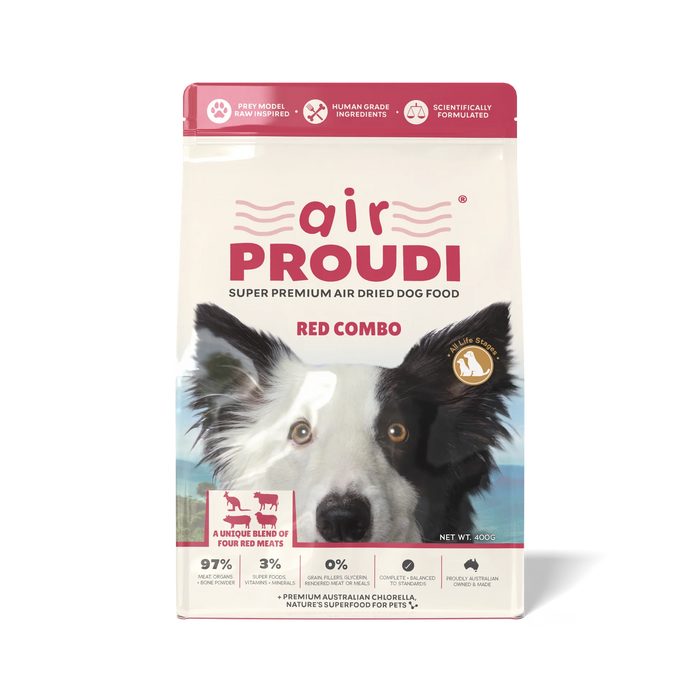 Proudi - Air Dried Dog Food Red Combo Super Premium Complete Meal