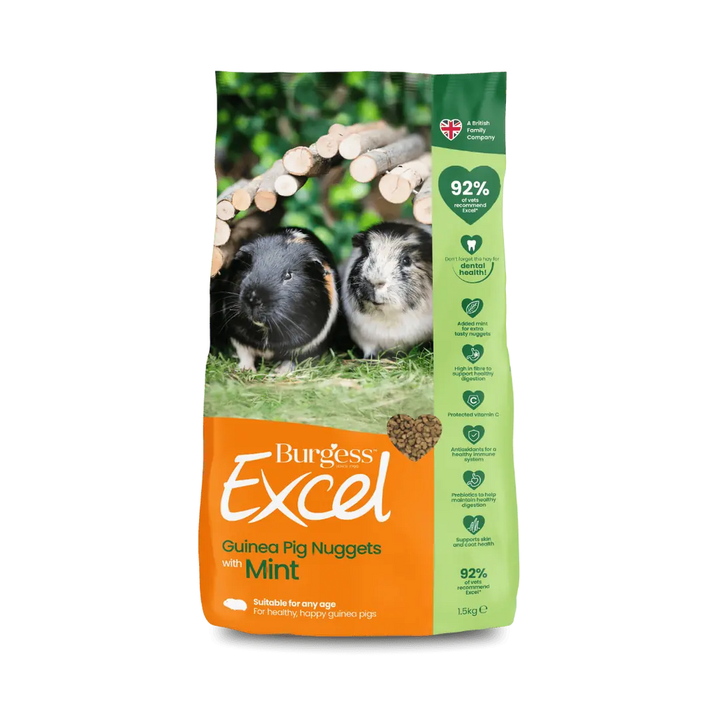 Burgess Excel – Guinea Pig Nuggets with Mint