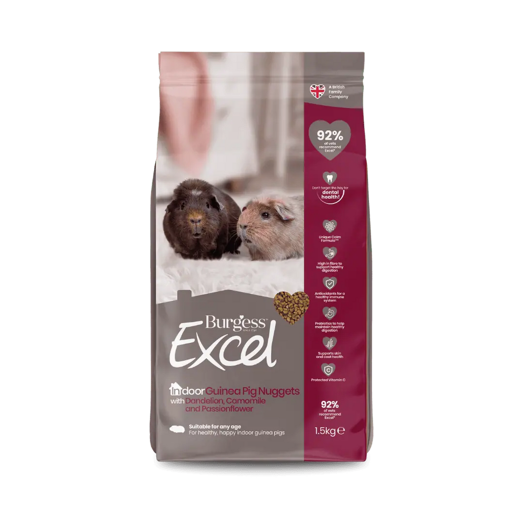 Burgess Excel – Indoor Guinea Pig Nuggets