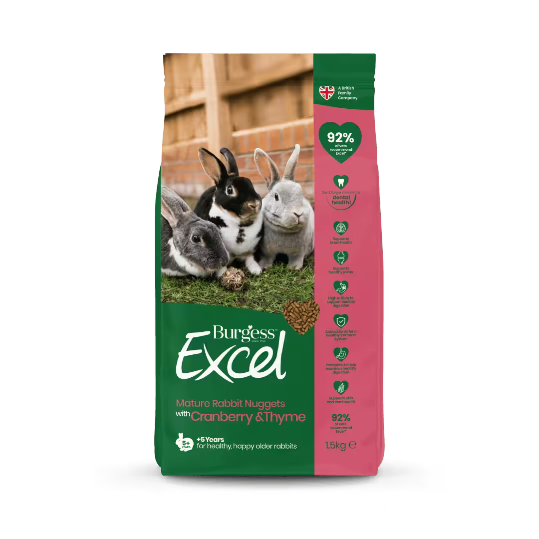 Burgess Excel – Mature Rabbit Nuggets with Cranberry & Thyme
