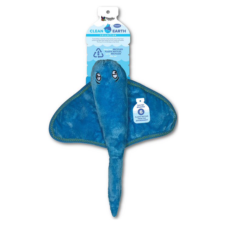 Clean Earth Dog Toy – Stingray