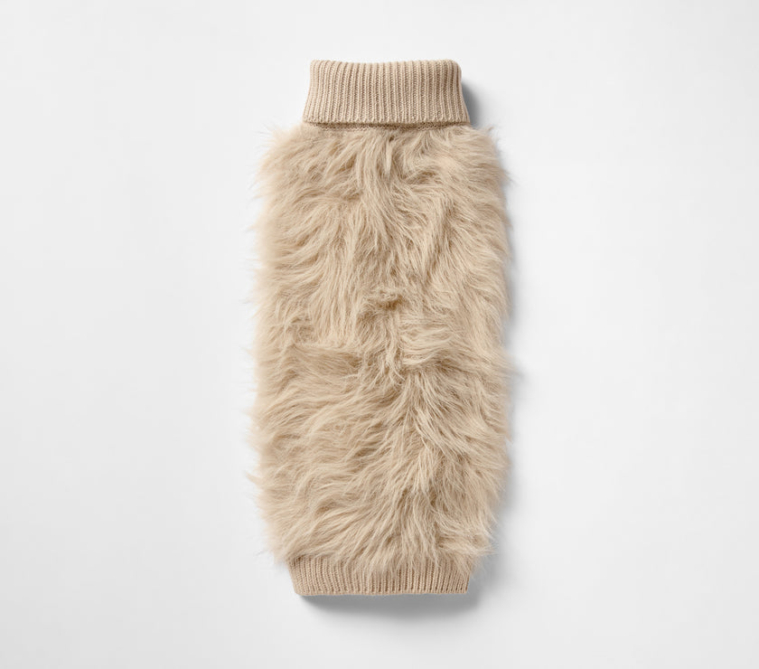 Snooza Wear – Fur Knit Jumper – Ecru