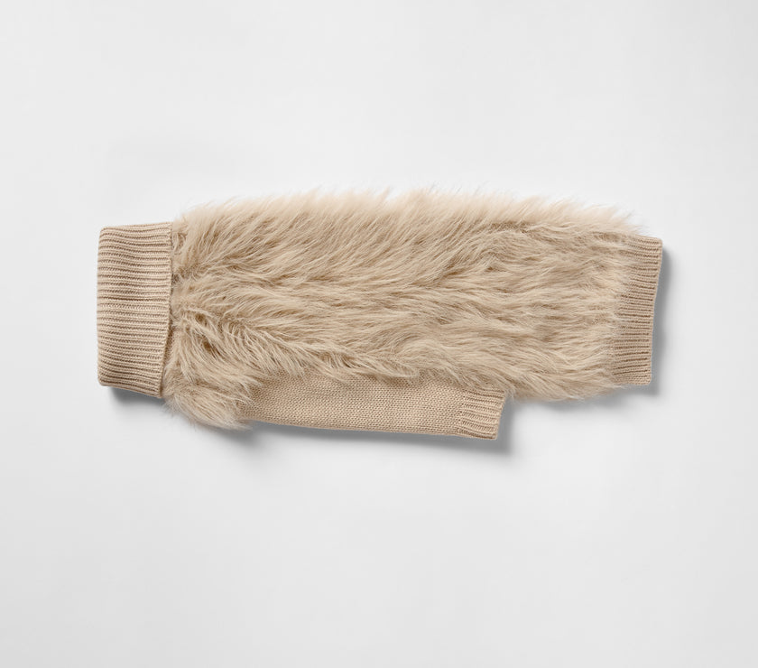 Snooza Wear – Fur Knit Jumper – Ecru